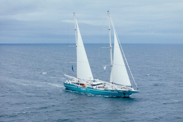 cargo sailboat